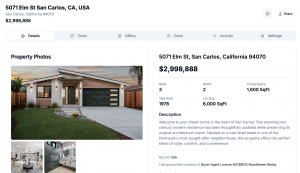 Landing page on RoostHaven that has all the tools for consumers.