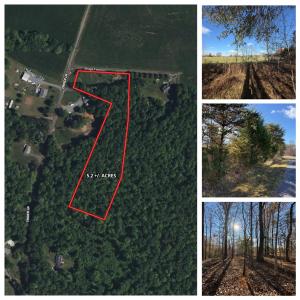 5.215 +/- acre mostly wooded lot in Orange County, VA, Private lane accessed by a 30' recorded easement; lot is at the corner of Tinder & Ridge View Lanes, Driveway is in place, Gently elevated homesite overlooking adjoining farm