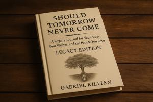 Should Tomorrow Never Come – Legacy Edition: A premium hardcover legacy journal combining traditional memory preservation with AI technology to help families prevent end-of-life conflicts and preserve irreplaceable stories.