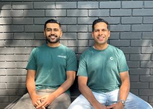 A photograph of Arjun and Ram Bhat, co-founders of Clinrol