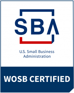 Small Business Administration Certification Logo for Woman-Owned Business