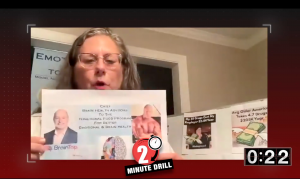 Rev. Jodi L. Suson Gives Her Best Pitch Ever for Corporate Wellness focused on Brain and Emotional Health when she appeared on the David Meltzer 2 Minute Drill