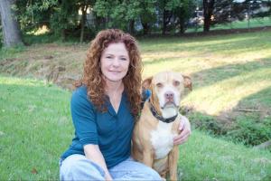 Dr. Laura DuBose, at her practice of in home pet euthanasia in Greenville, SC.