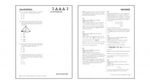 Inside the book “ACT Practice Tests” by Vibrant Publishers