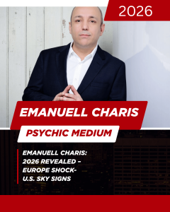 Emanuell Charis, spiritual visionary and prophecy author, presenting his new insights and prophecies in Düsseldorf, Germany.