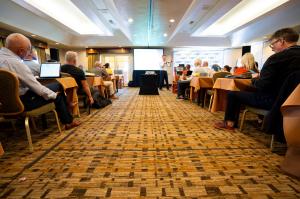 Carl J. Cox delivers a high-impact session at the Strategy 40 Workshop™, as attendees engage with frameworks designed to transform how their companies execute and grow.