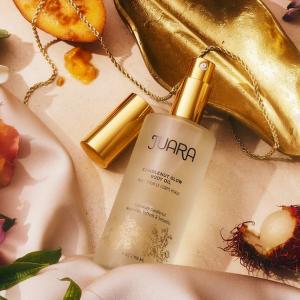 JUARA’s Holiday Gift Guide features a variety of skincare products for the face and body, such as their Candlenut Glow Body Oil.