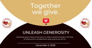 Unleash Generosity with #GivingTuesday Infographic