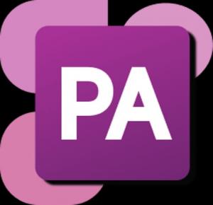 DesignKit for Power Apps logo featuring a purple “PA” icon with rounded background shapes.