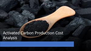 activated carbon production