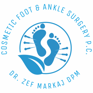 Cosmetic foot logo