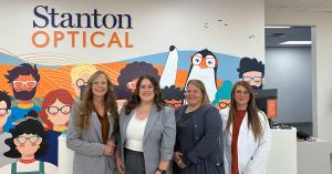 Stanton Optical Kokomo Staff Celebrating Grand Opening Ceremony