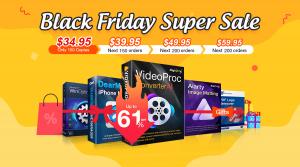 VideoProc Black Friday Deals 2025