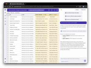 Hyperparam UI with chat