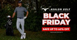 Avalon Men's Golf Apparel: Black Friday Sale