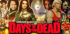 Join all the fans at this years Days of the Dead Winter Chicago Con Fri. Nov. 21-Sunday Nov. 23, 2025
