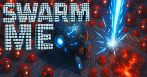 Steam Capsule for the upcoming Swarm Me game.