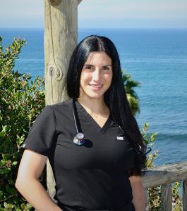 Dr. Jessica DiGenova, at her practice of in home pet euthanasia in Torrance, CA and surrounding areas.