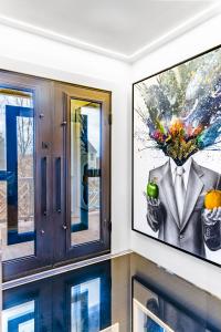 house with a slide structural glass project