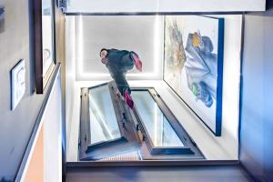 glass flooring in a house