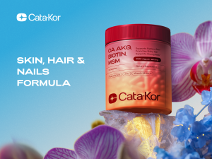 A product image of the Cata-Kor CA AKG Skin, Hair & Nails Formula