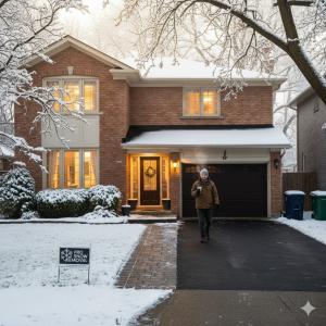 Image of a driveway after the blizzard wizard has removed the snow.