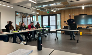 Advanced RPAS training in the classroom at Métis Crossing