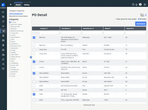 Product shot of Purchasing within ToolWatch