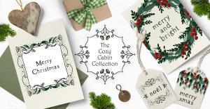 A selection of cards and gift tags made with Wallifyer digital clipart images.