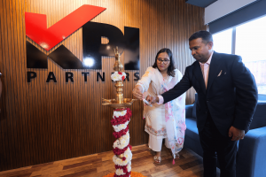 Lighting of the lamp at the new Bengaluru office